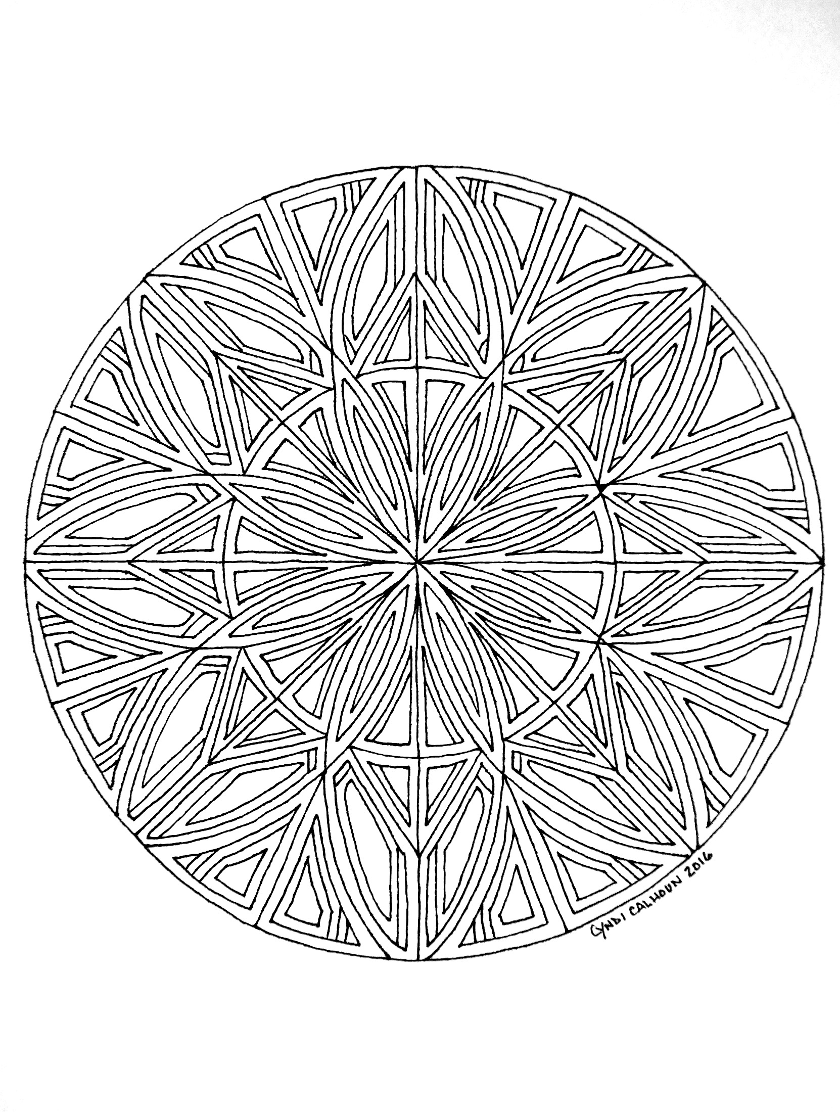 Mandala colouring – Positive Seeds