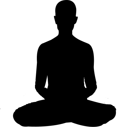 standard meditation pose