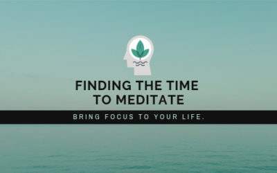 How to find the time to meditate