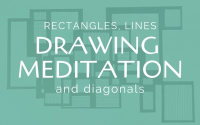 Drawing meditation: rectangles, lines and diagonals