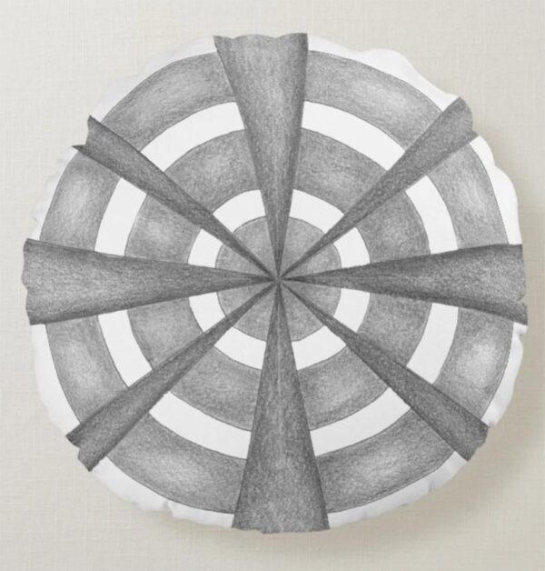 emptiness mandala throw pillow