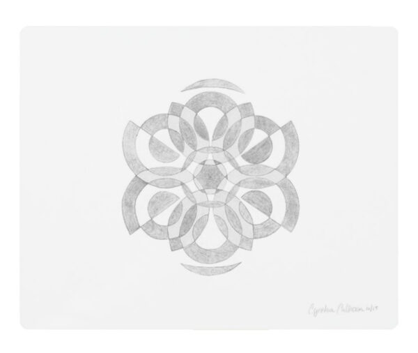 sage mandala metal print